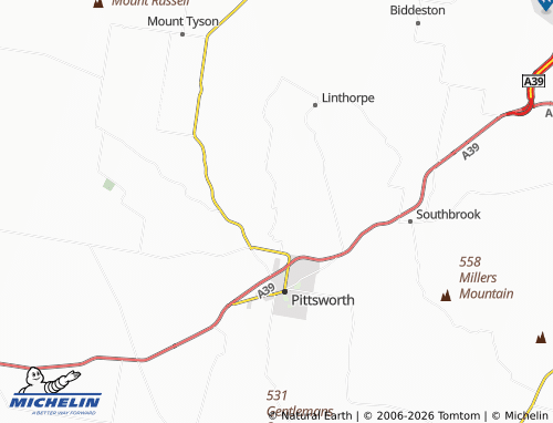 Mapa MICHELIN Stoneleigh - ViaMichelin