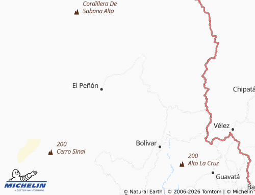 MICHELIN El Peñón map - ViaMichelin