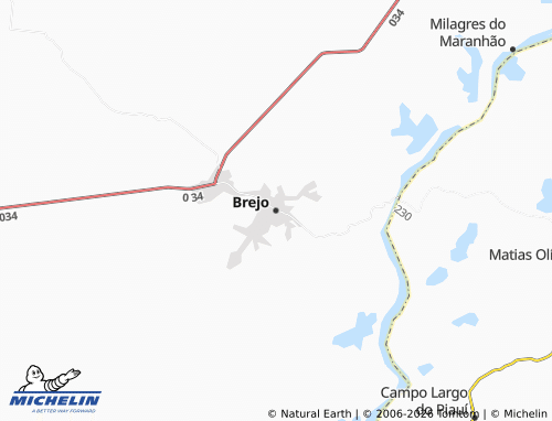 Mappa MICHELIN Brejo - ViaMichelin
