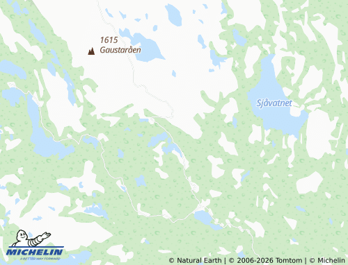MICHELIN Fjøsstul map - ViaMichelin
