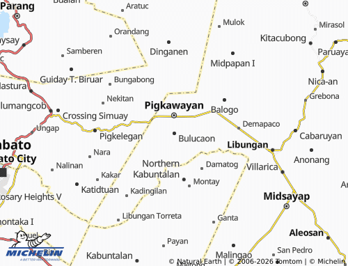 MICHELIN Bulucaon map - ViaMichelin