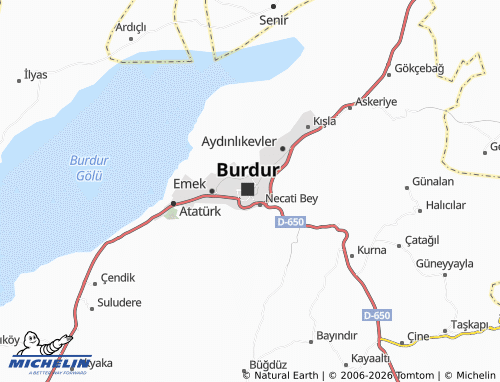 MICHELIN Çeşmedamı map - ViaMichelin