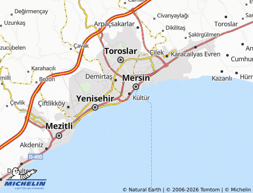 Mappa MICHELIN Hamidiye - ViaMichelin