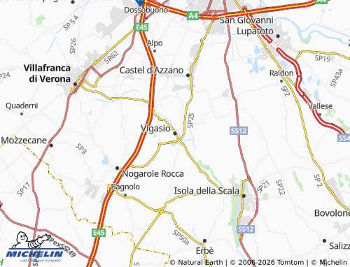 Mapa MICHELIN Vigasio - ViaMichelin