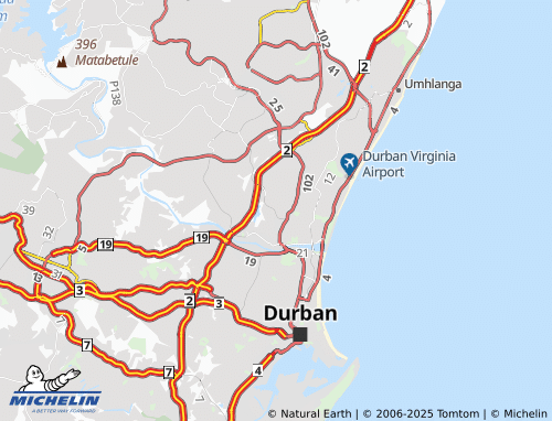 MICHELIN Kenville map - ViaMichelin