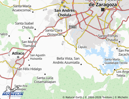 MICHELIN-Landkarte Santa María Malacatepec - ViaMichelin
