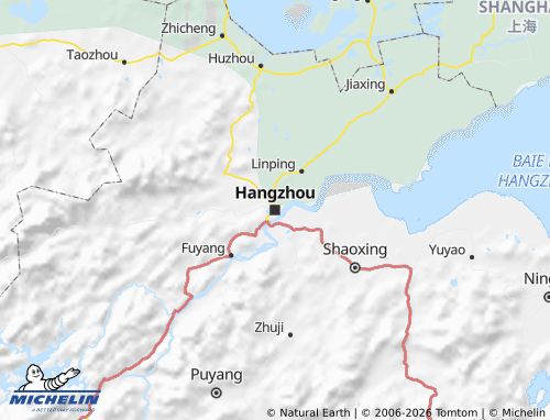 Mappa MICHELIN Zhèjiāng - ViaMichelin