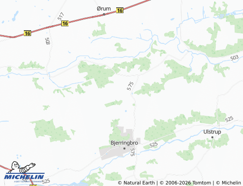 Mapa MICHELIN Mangehøje - ViaMichelin
