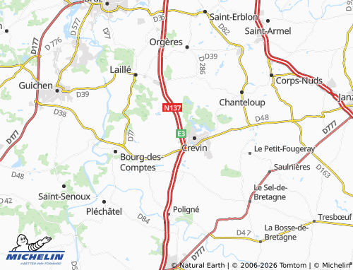 Mappa MICHELIN Mandon - ViaMichelin