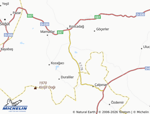MICHELIN Bahçeyaka map - ViaMichelin