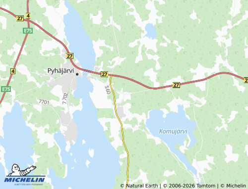 Carte MICHELIN Ruotanen - ViaMichelin