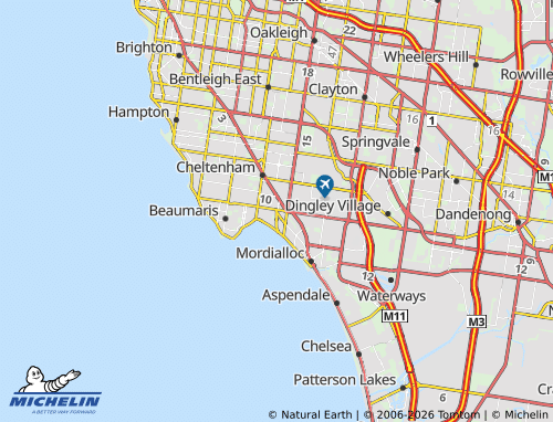 MICHELIN Mentone map - ViaMichelin