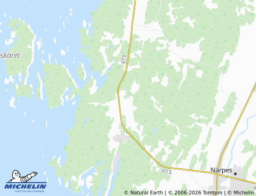 MICHELIN-Landkarte Skatabacken - ViaMichelin