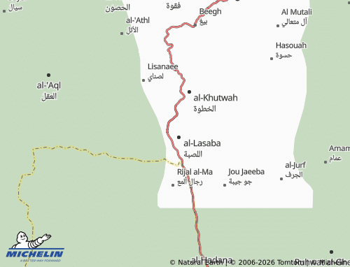 MICHELIN-Landkarte al-Nahdah - ViaMichelin