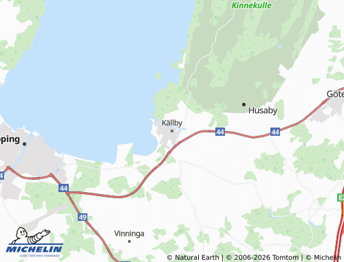 MICHELIN-Landkarte Källby - ViaMichelin