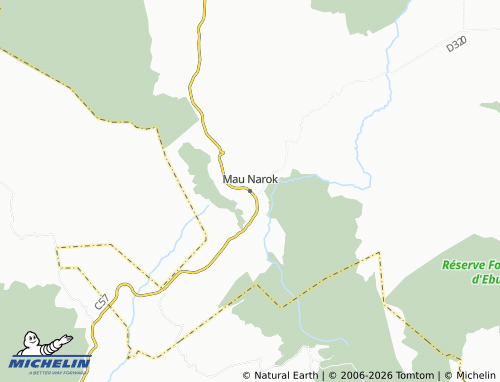MICHELIN Mau Narok map - ViaMichelin
