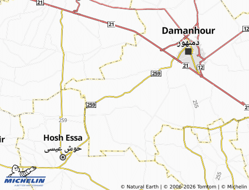 Mapa MICHELIN Nadeebah - ViaMichelin