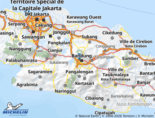MICHELIN-Landkarte Cimahi - ViaMichelin