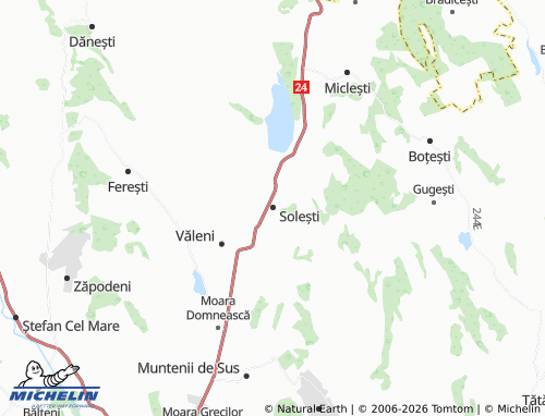 Kaart MICHELIN Solești - ViaMichelin