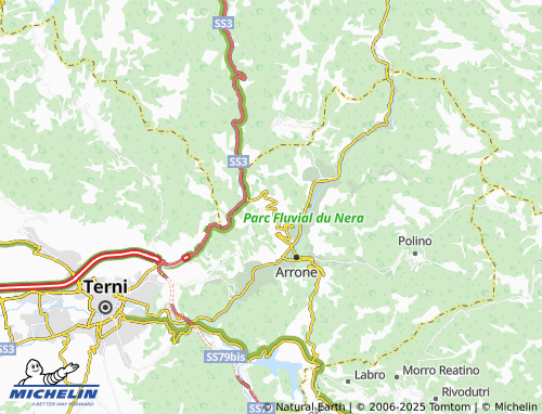MICHELIN Casa Cantoniera map - ViaMichelin