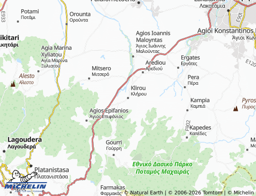 Carte MICHELIN Klirou - ViaMichelin