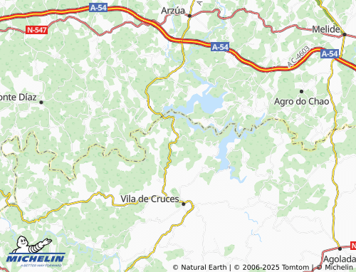 MICHELIN Duxame (San Miguel) map - ViaMichelin