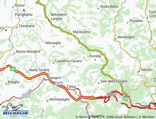 Kaart MICHELIN Torresina - ViaMichelin