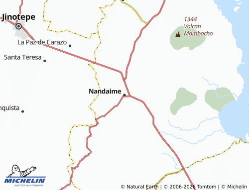 MICHELIN-Landkarte Nandaime - ViaMichelin