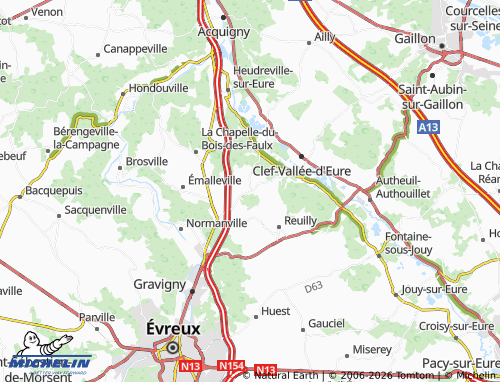 MICHELIN Irreville map - ViaMichelin