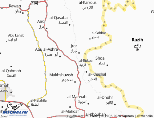 MICHELIN-Landkarte Um al-Qafa - ViaMichelin