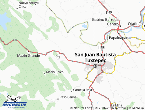 MICHELIN Camarón Salsipuedes map - ViaMichelin