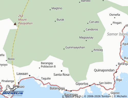 MICHELIN Guinmaayohan map - ViaMichelin