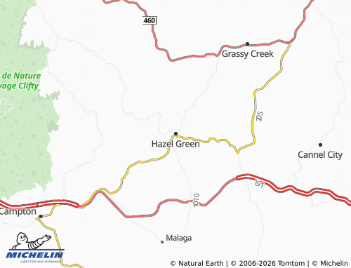 Mapa MICHELIN Hazel Green - ViaMichelin