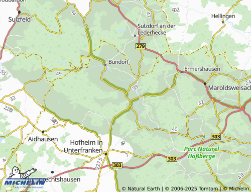 MICHELIN Stöckach map - ViaMichelin