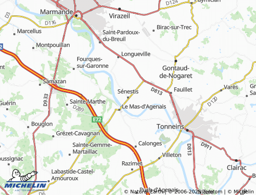 MICHELIN Sénestis map - ViaMichelin