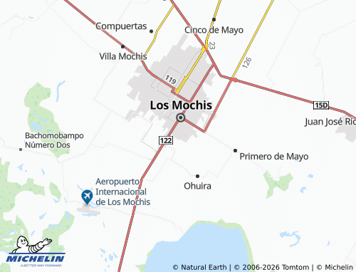 MICHELIN-Landkarte Nuevo Siglo - ViaMichelin