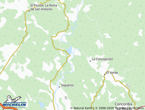 MICHELIN-Landkarte El Recodo - ViaMichelin