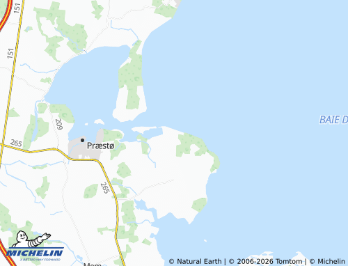 MICHELIN Roneklint Strand map - ViaMichelin