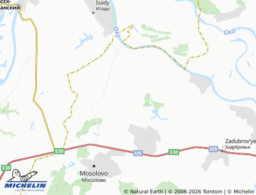 MICHELIN Sloboda map - ViaMichelin