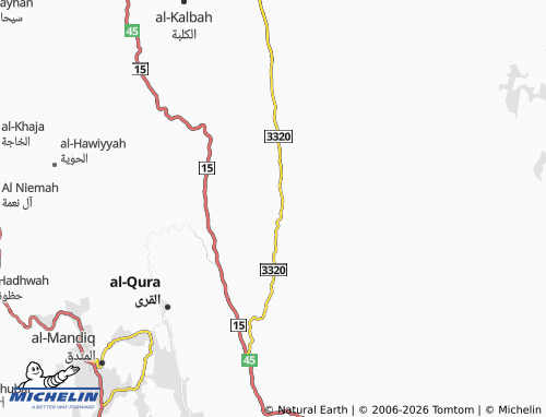 Carte MICHELIN al-Widad - ViaMichelin