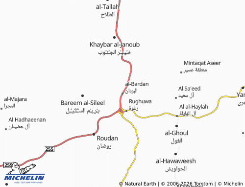 MICHELIN-Landkarte al-Bardan - ViaMichelin