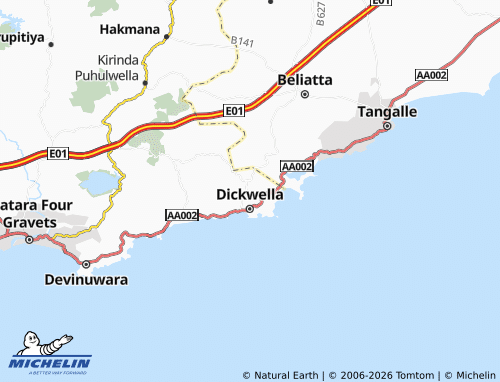 Mappa MICHELIN Wevurukannala - ViaMichelin