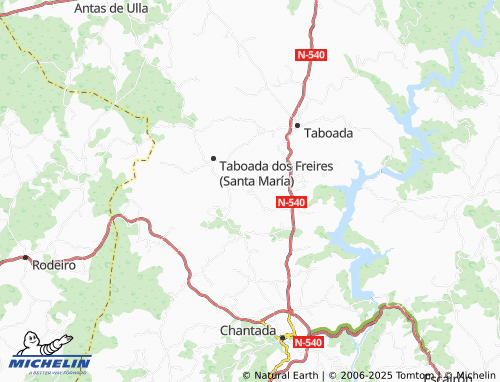MICHELIN-Landkarte Piñeira (Santa María) - ViaMichelin