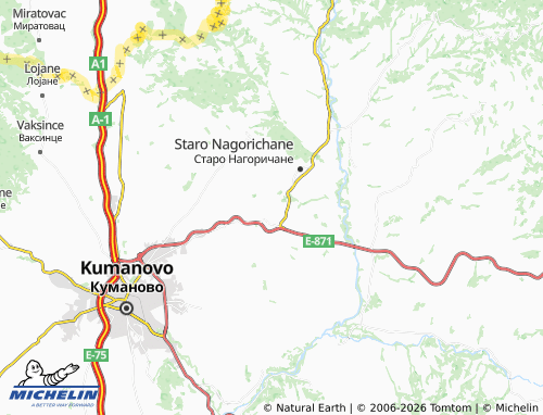 Carte MICHELIN Vujevci - ViaMichelin