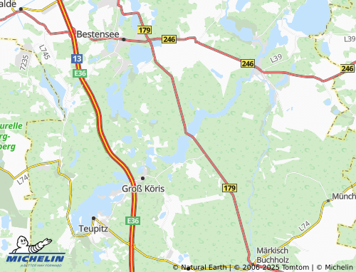 MICHELIN Neubrück-West map - ViaMichelin