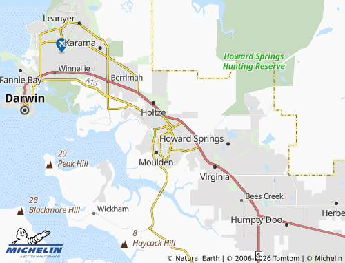 Mapa MICHELIN Gunn - ViaMichelin