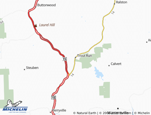 Mappa MICHELIN Trout Run - ViaMichelin