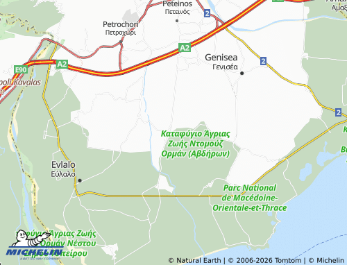 Carte MICHELIN Melissa - ViaMichelin