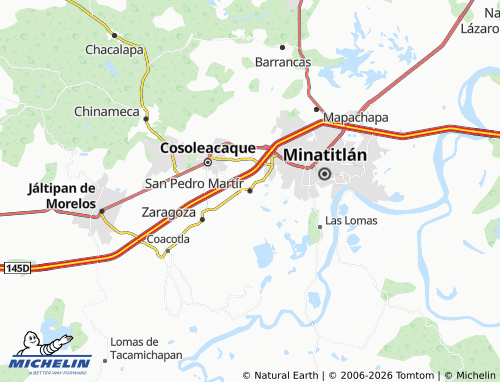 Mapa MICHELIN San Pedro Martír - ViaMichelin