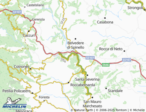 Carte MICHELIN Altilia - ViaMichelin